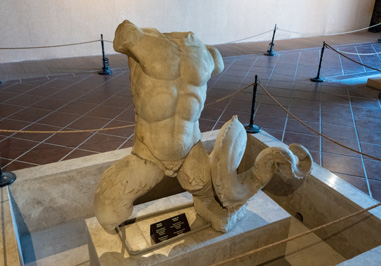 Triton, 2nd c AD, Hieropololis, South Turkey 2021