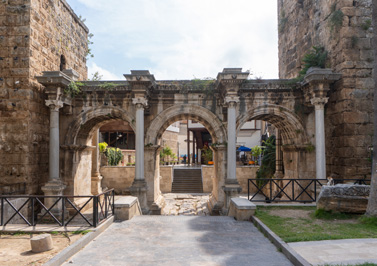 Hadrian's Gate, ~132 AD, Antalya, South Turkey 2021