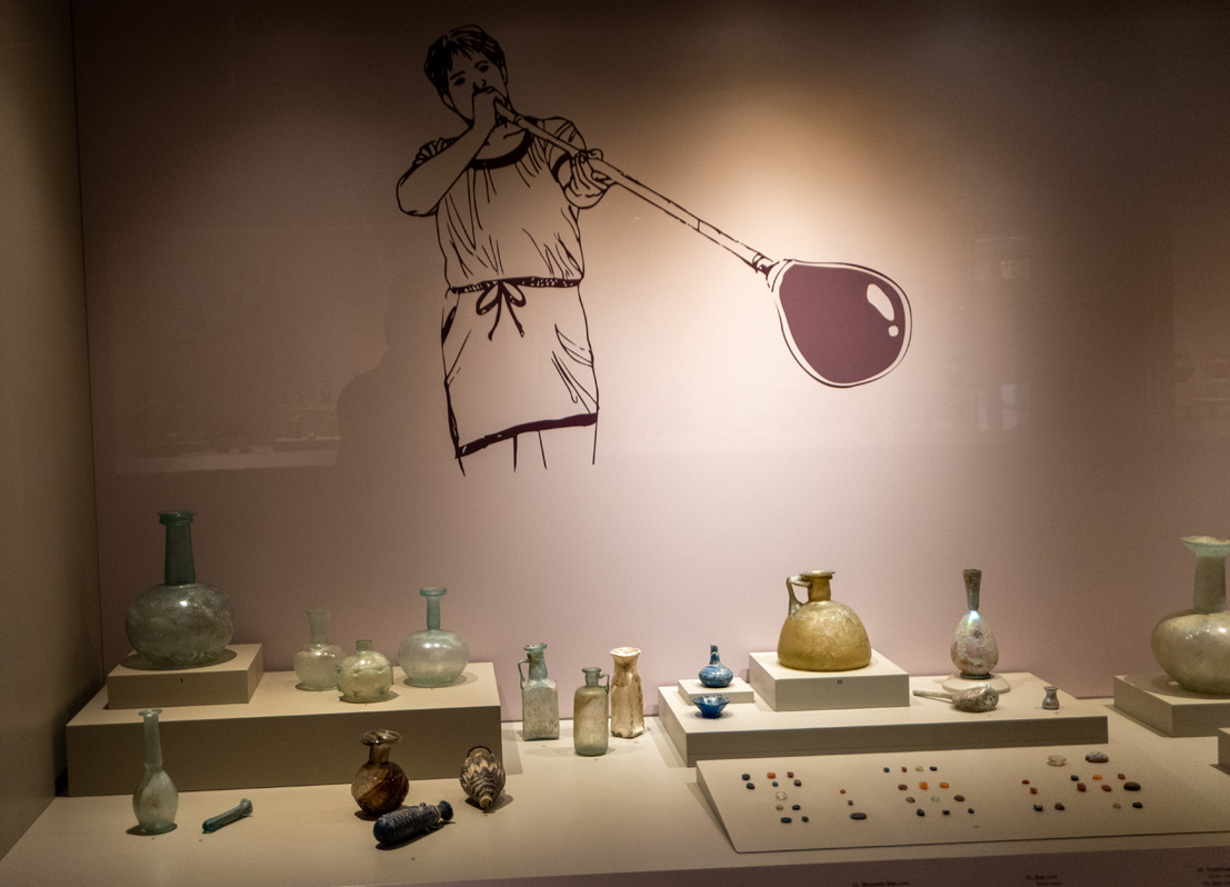 Ephesus Museum, Examples of Roman glass