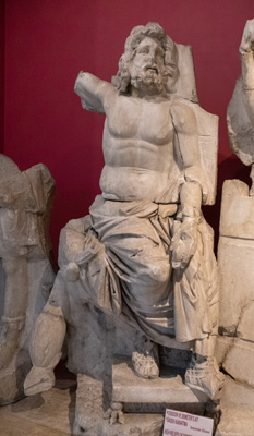 Poseidon, Izmir History and Arts Museum, West Turkey June 2021