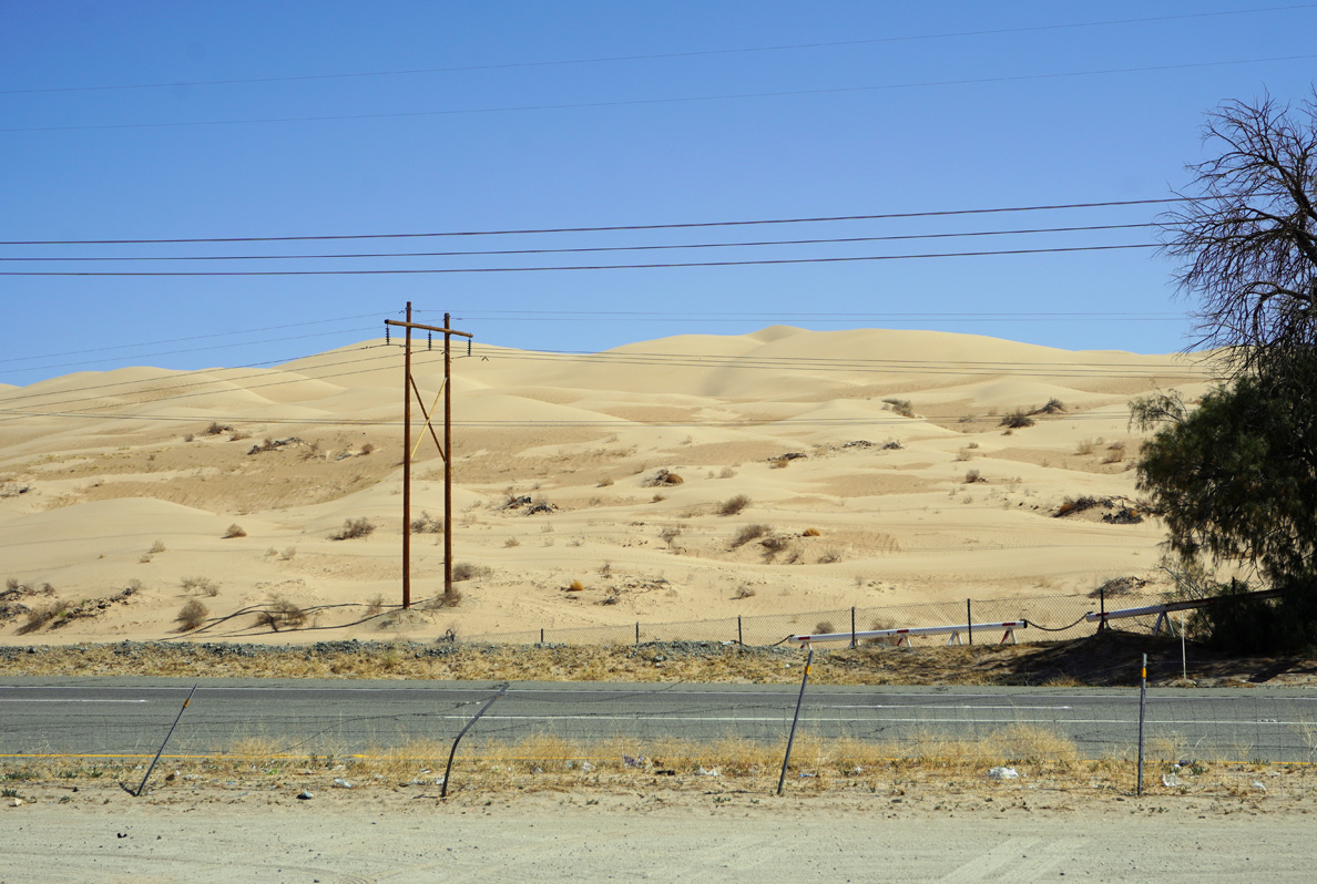 Palm Springs to Yuma, Real sand desert, en route from Calexico to Yuma