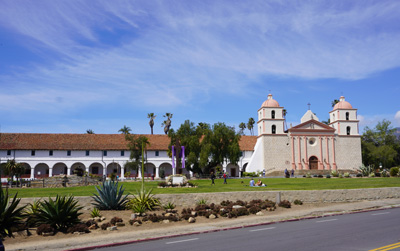Mission Santa Barbara, California March 2021