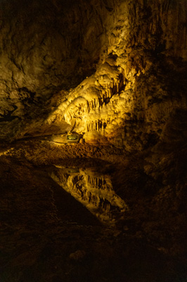 A reflecting pool, Carlsbad Caverns National Park, New Mexico April 2021
