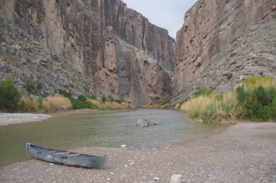 Rio Grande at Santa Elena Canyon, Big Bend National Park, Texas May 2021