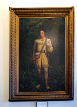 "David Crockett" (1889), Texas State Capitol, Texas May 2021