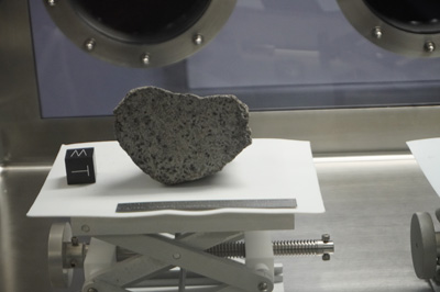 Lunar basalt, Houston Space Center, Texas May 2021