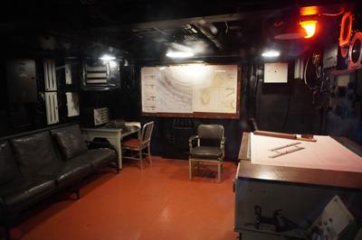 Flag Plot room, USS Alabama Battleship Memorial Park, Alabama May 2021