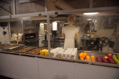 Crew Galley Complete with Cornflakes, USS Alabama Battleship Memorial Park, Alabama May 2021