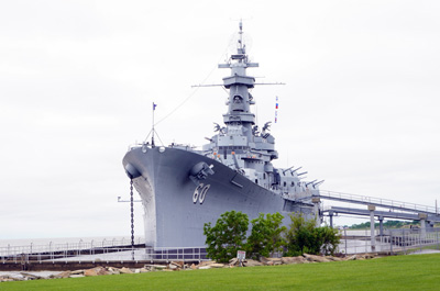 The USS Alabama, USS Alabama Battleship Memorial Park, Alabama May 2021