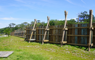 Exterior Walls, Fort Caroline National Memorial, Florida May 2021