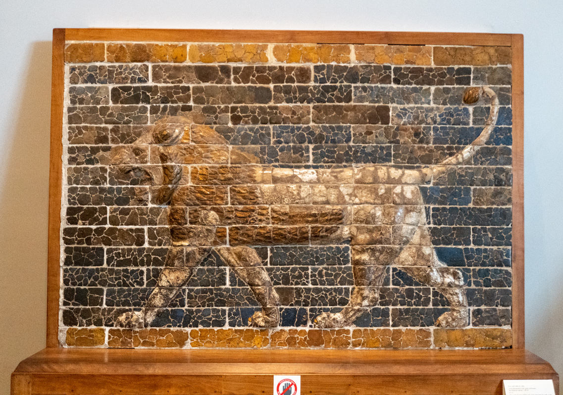 Royal Ontario Museum, Relief of a Lion, Babylon c 600 BC From the Citadel of Nebuchadnezzar II