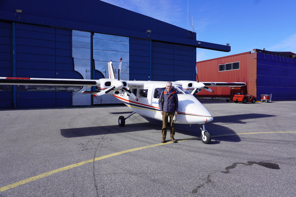 Disko Bay "Master Explorer" Flight, Graham + Vulcanair Partenavia P68