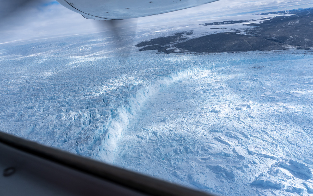 Disko Bay "Master Explorer" Flight, Jakobshavn Glacier aka the Icefjord Glacier