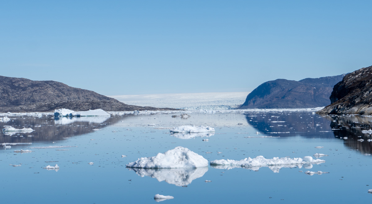 Disko Bay Glacier Cruise, View towards Kangilerngata Sermia
