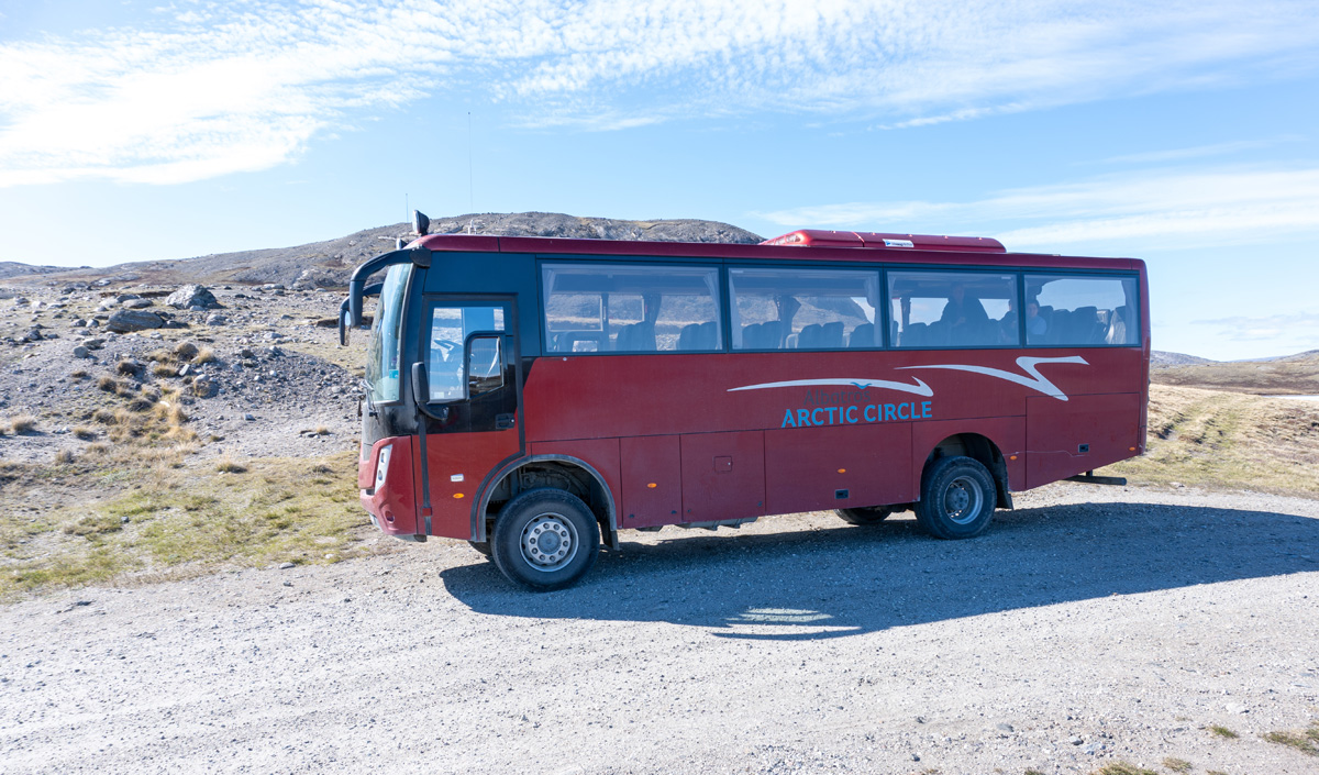 Kangerlussuaq "Point 660" (Ice Cap) Tour, Our "tundra capable" tour bus