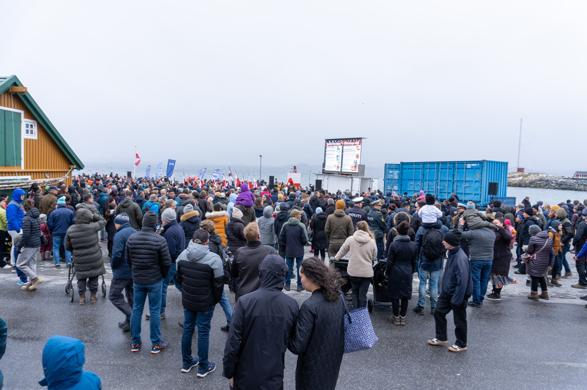 National Day Celebrations, Speeches at the Harbor