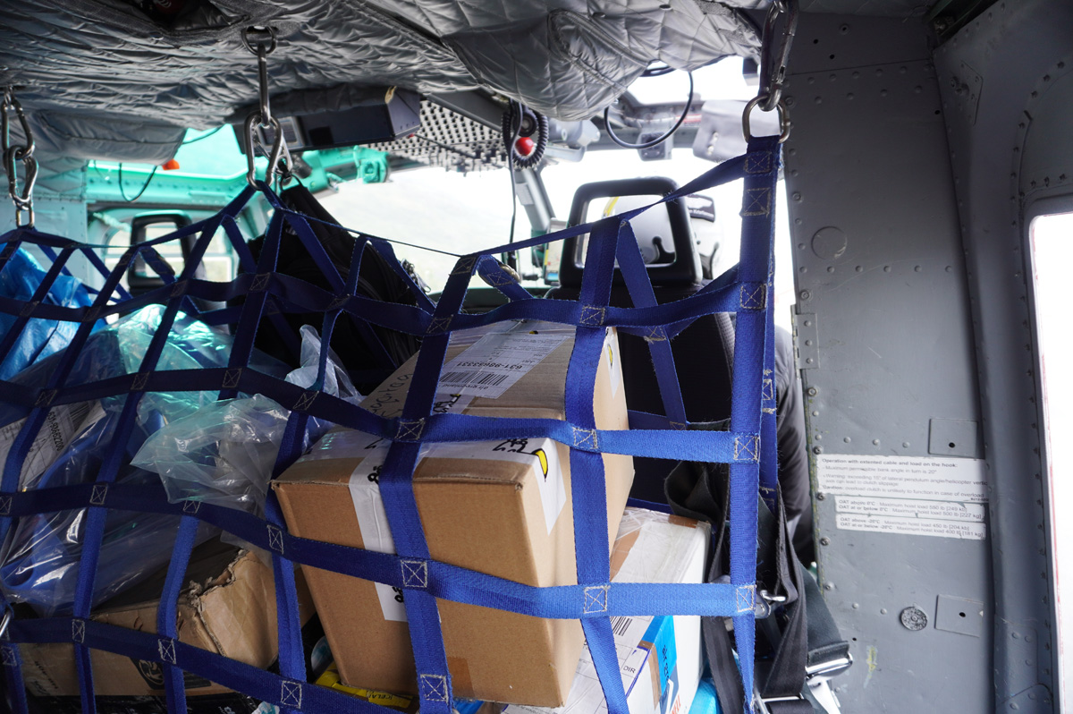 Qaqortoq, Passengers sit behind the cargo!