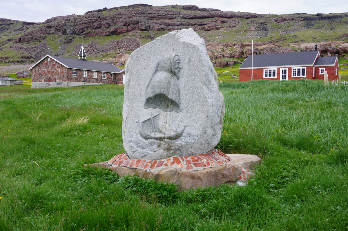 Igaliku: Garðar Cathedral, Igaliku: Viking Monument
