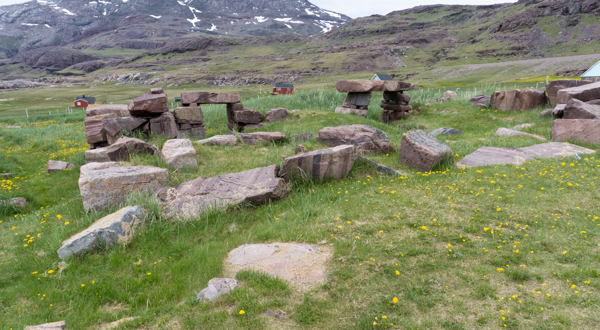 Igaliku: Garðar Cathedral, Farm buildings: Tithe barn?