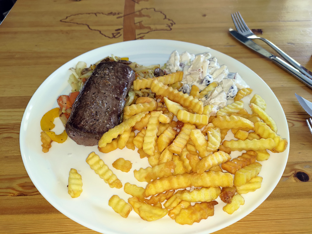 Food, Qaqorotoq: A fine Reindeer Steak