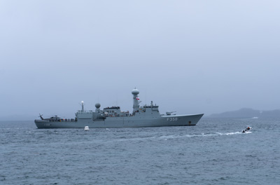 A Danish patrol ship is part of the fun too, National Day Celebrations, Greenland 2022