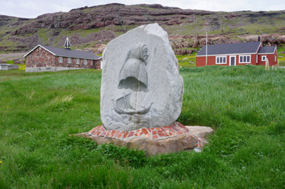 Igaliku: Viking Monument, Igaliku: Garðar Cathedral, Greenland 2022