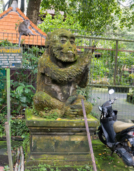 Welcoming Monkey and Monkey God, Ubud: Sacred Monkey Forest, Indonesia 2022 - Bali