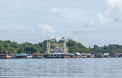 View to Haji Al-Muhtadee Billah Mosque, Brunei River trip, Brunei 2022