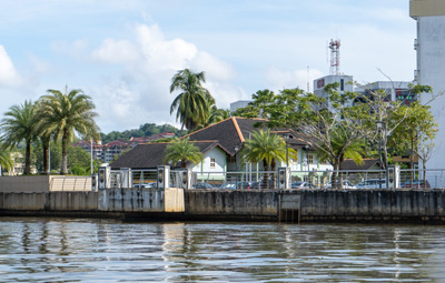 View to old Royal Palace, Brunei River trip, Brunei 2022