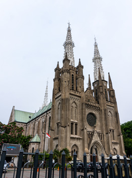 Dutch Cathedral, Merdeka Square area, Indonesia 2022 - Java