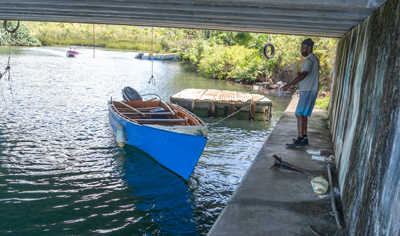 Boat and Boatman, Indian River, 2022 Dominica