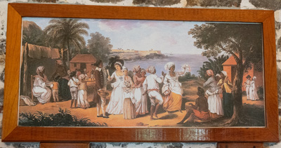 Idealized view of Native Party, Fort Shirley, 2022 Dominica