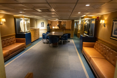 Captain's In-Port Cabin, USS Midway Museum, California 2023