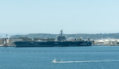 USS Carl Vinson,  an active-duty nuclear carrier, USS Midway Museum, California 2023