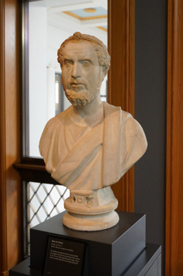 Bust of a Priest ~220 AD, The Getty Villa, California 2023
