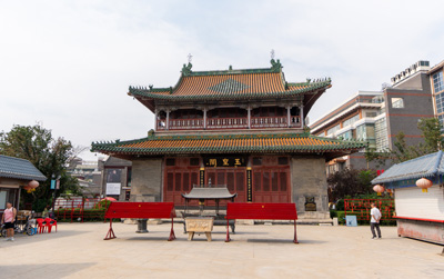 Ming era pavilion (~1420), Tianjin: Ancient Culture Avenue, East China 2023