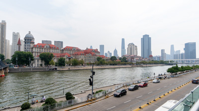 Tianjin Waterfront With view across to "Italian District&q, Tianjin: Italian District - The Former Italian Concession, East China 2023