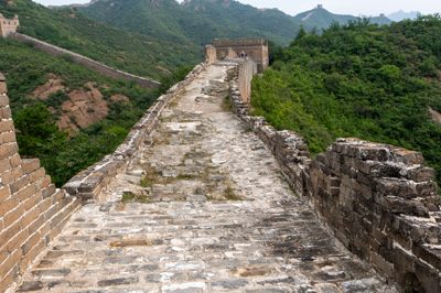 "Original", "unrestored" section, The Great Wall at Jinshanling, East China 2023