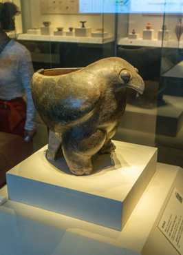 Eagle shaped vessel 5000-3000 BC, Beijing: National Museum - Ancient treasures, East China 2023