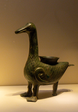 Goose-Shaped Bronzen Zun (~800 BC), Beijing: National Museum - Ancient treasures, East China 2023