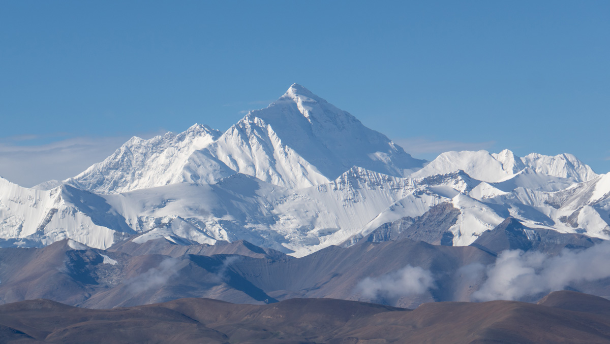 His Highness Everest from Pang La Pass, Everest from the Pang La Pass, Tibet 2023