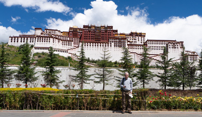 Graham at Potala Palace, Tibet 2023