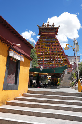 Curious unidentified Temple, Around Lhasa, Tibet 2023
