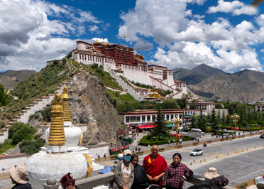 View to Potala Palace, Tibet 2023