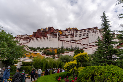 Approaching the Potala Palace, Tibet 2023
