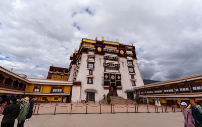 Potala interior courtyard, Potala Palace, Tibet 2023