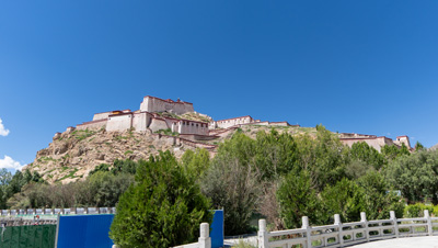 Gyantse Castle (rebuild), Lhasa to Gyantse, Tibet 2023