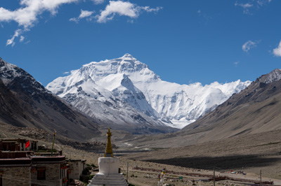 Everest from Rongbuk, Everest from Rongbuk Monastery, Tibet 2023