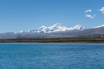 View to Mt Shishapangma, Tingri-Darchen, Tibet 2023