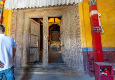 Chapel (but no photos allowed inside), Guge Kingdom: Tsaparang, Tibet 2023